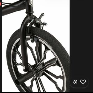 Sleek Black BMX Bike for Kids